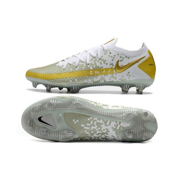 Nike Phantom GT Elite FG Blanco Oro